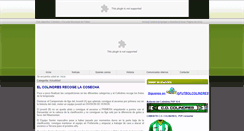 Desktop Screenshot of elfutboldecolindres.com
